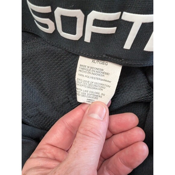 Under Armour Women's Soft Ball Black Cropped Pants Sz XL - Picture 5 of 5